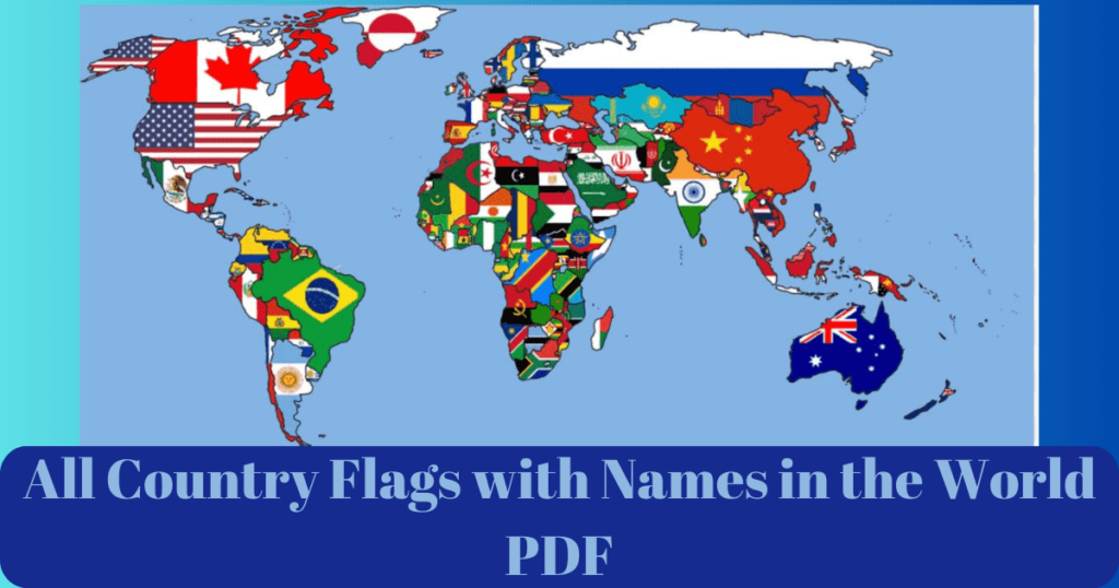 All Country Flags with Names in the World PDF