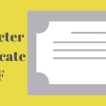 Character Certificate PDF