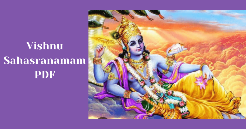 Vishnu Sahasranamam PDF