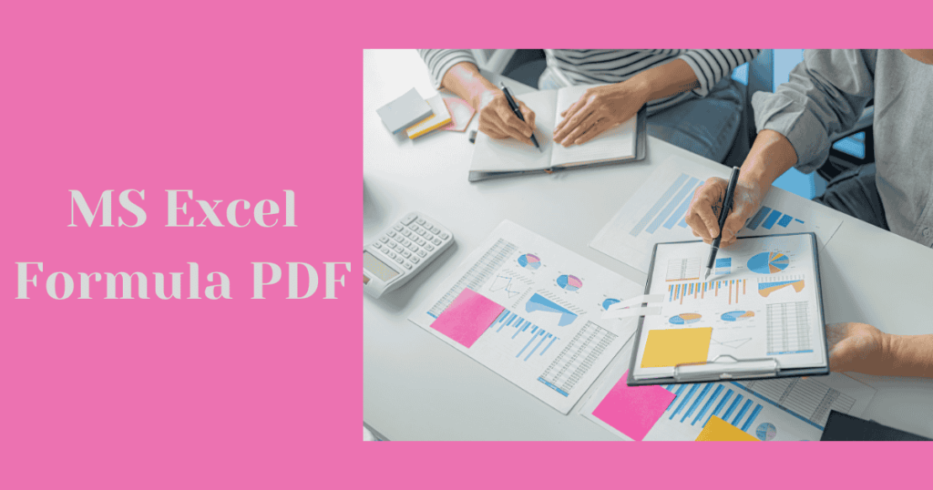 MS Excel Formula PDF